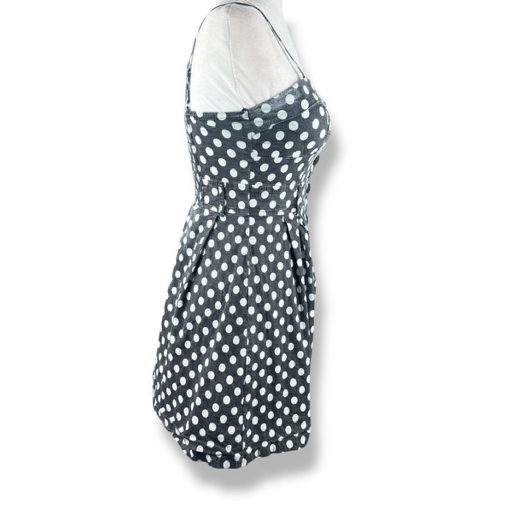 Deb Y2K Party Dress Size Medium Polka Dot Twee Pin Up Retro Feminine Vintage - Picture 2 of 16